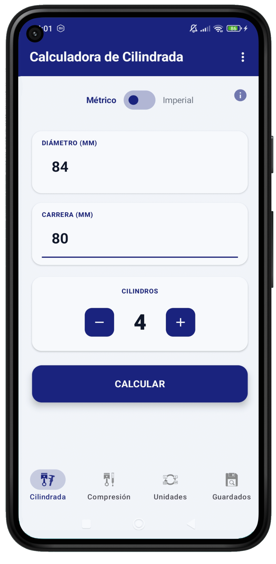 Captura de pantalla de EdCalcu